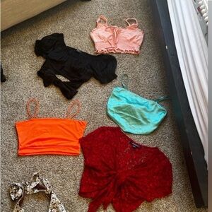 Colorful Crop Top Collection all size S/M